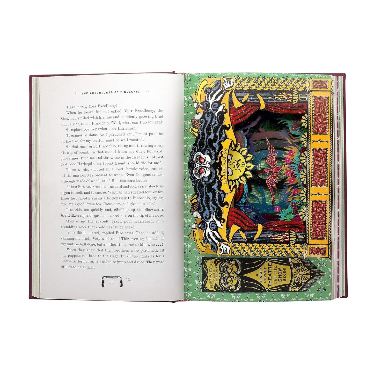 THE ADVENTURES OF PINOCCHIO BY CARLO COLLODI AND ILLUSTRATED BY MINALIMA