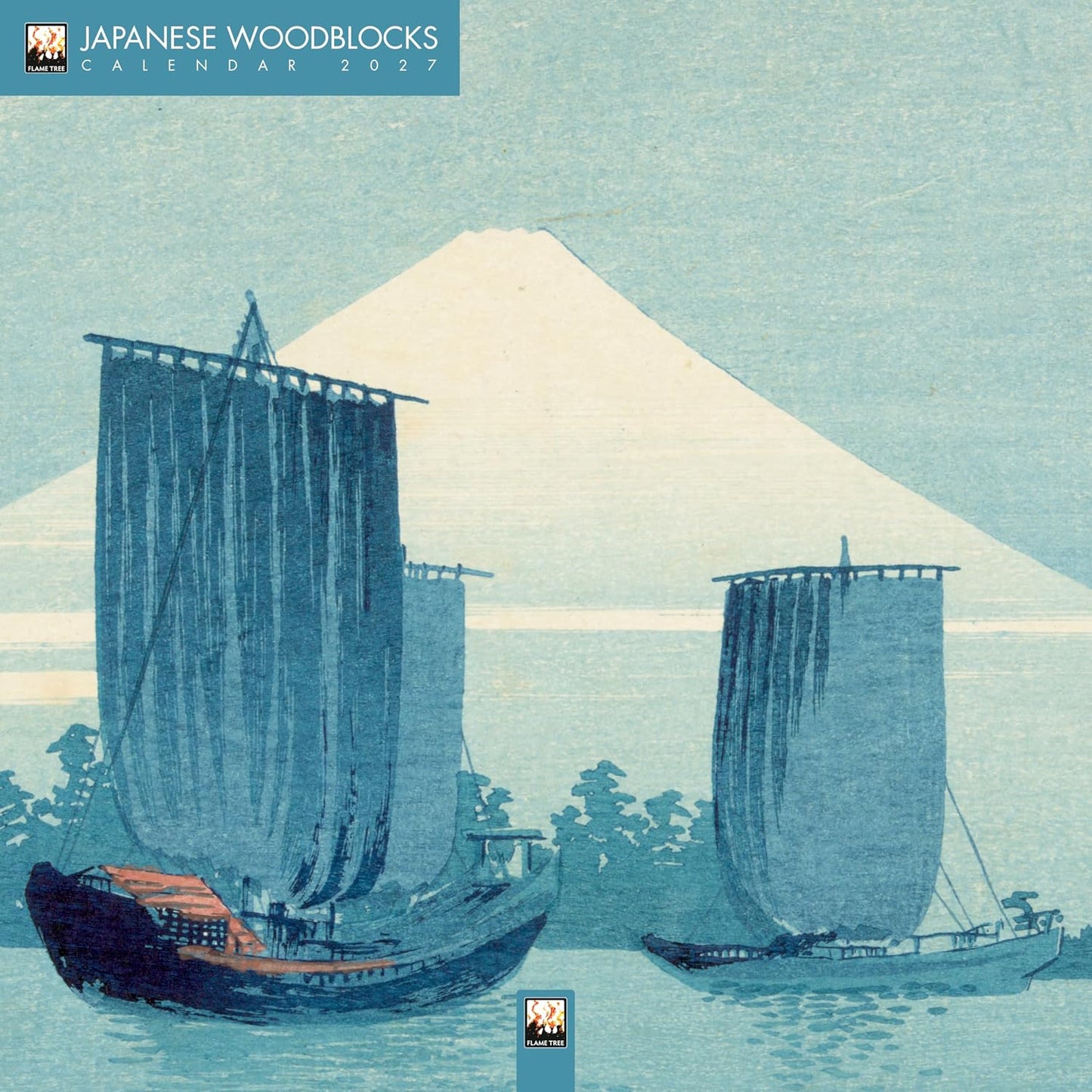 JAPANESE WOODBLOCKS WALL CALENDAR 2027