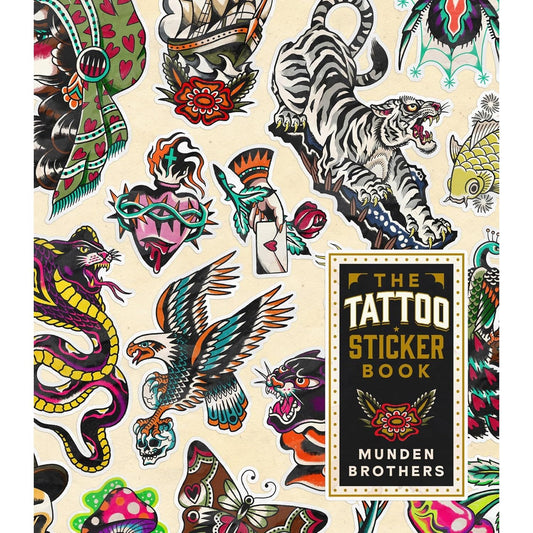 TATTOO STICKER BOOK  BY MUNDEN BROTHERS