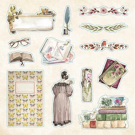 BIBLIOPHILIA EPHEMERA STICKER BOOK