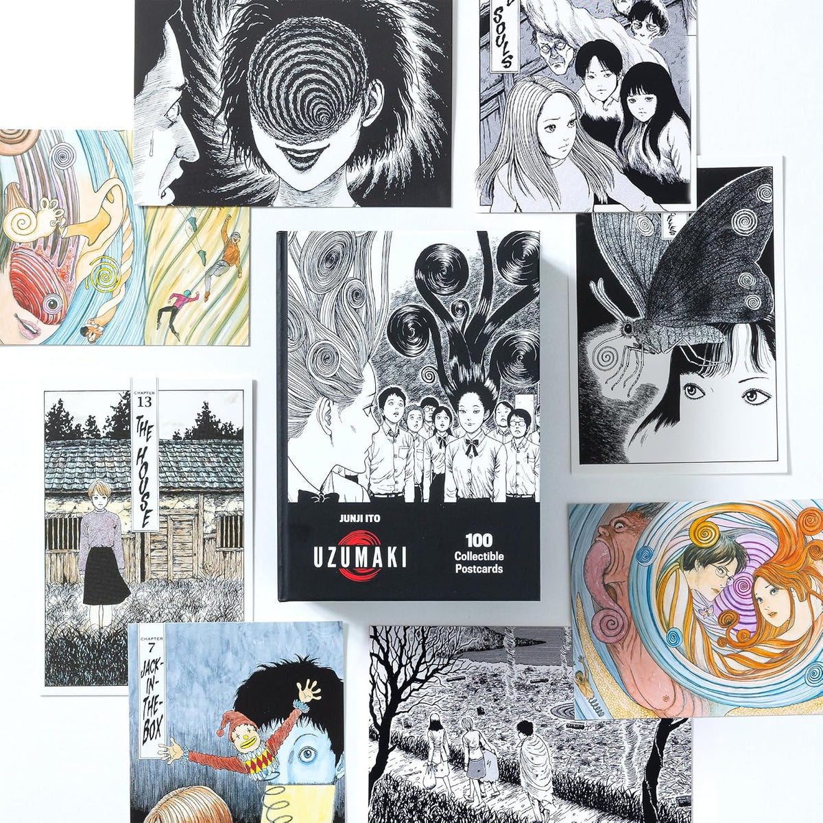 UZUMAKI: 100 COLLECTIBLE POSTCARDS BY JUNJI ITO