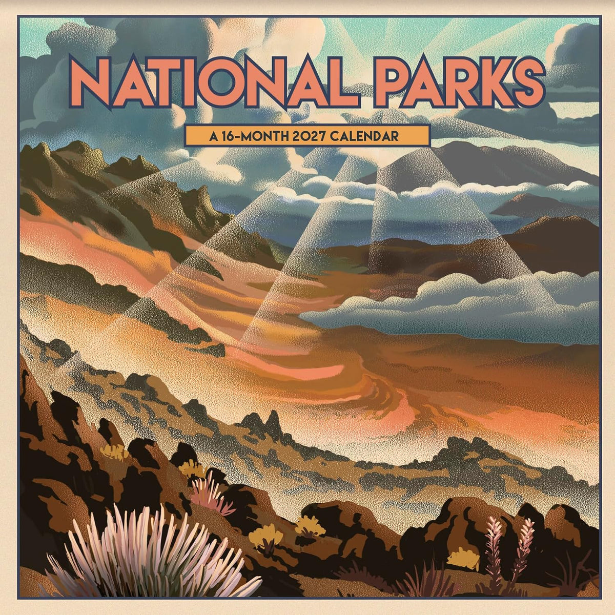 2027 NATIONAL PARKS 16 MONTH WALL CALENDAR
