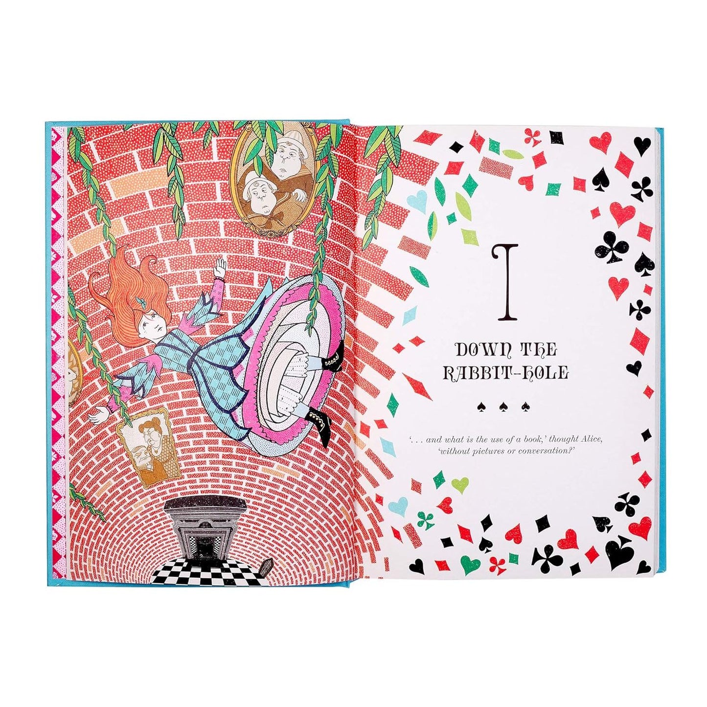 ALICE'S ADVENTURES IN WONDERLAND AND THROUGH THE LOOKING GLASS BY LEWIS CARROLL