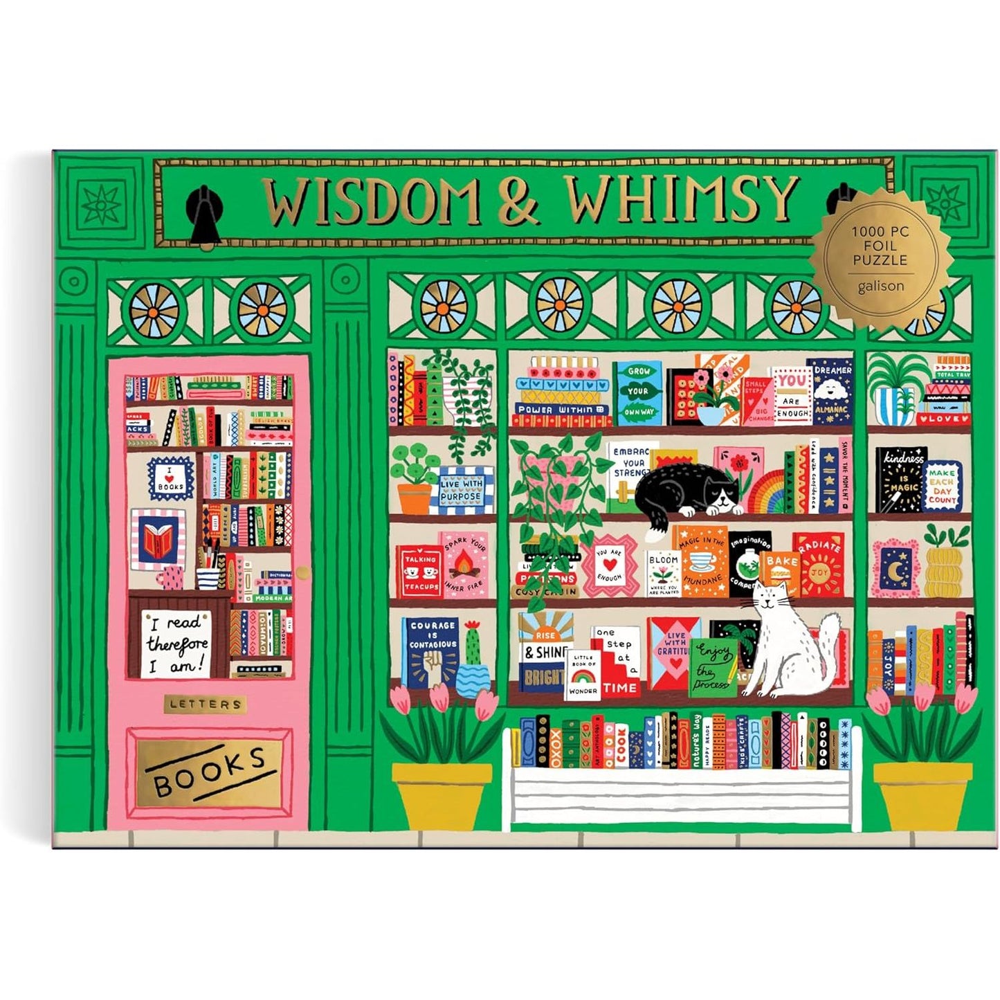 WISDOM AND WHIMSY BOOKSHOP 1000PC PUZZLE
