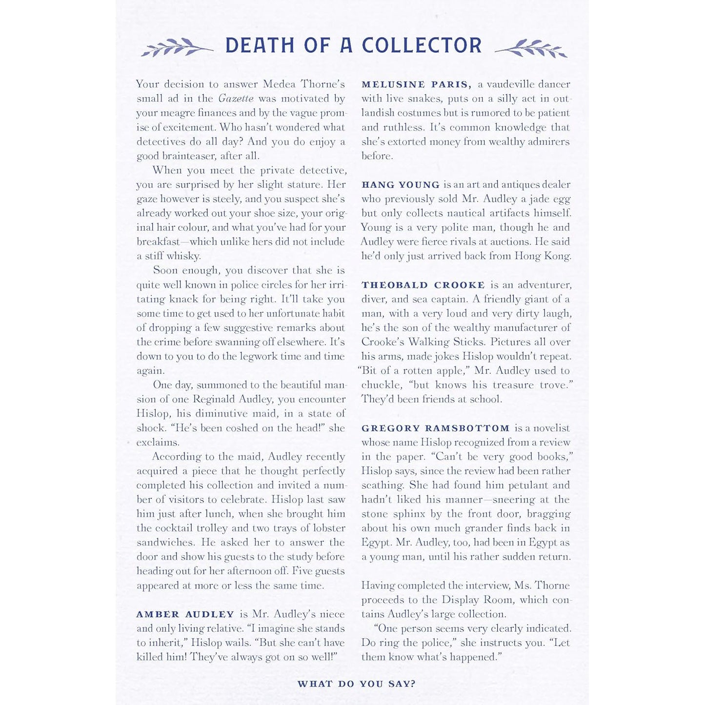 MURDER MOST PUZZLING: DEATH OF A COLLECTOR 500PC PUZZLE