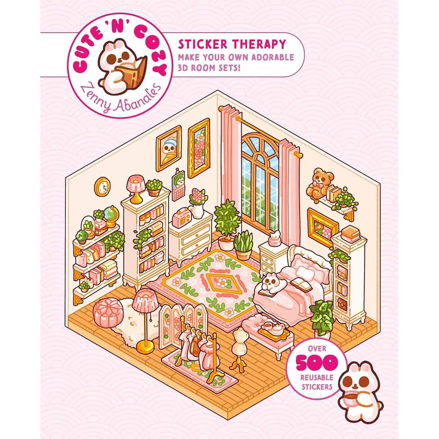 CUTE 'N' COZY STICKER THERAPY BOOK