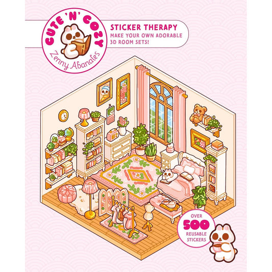 CUTE 'N' COZY STICKER THERAPY BOOK