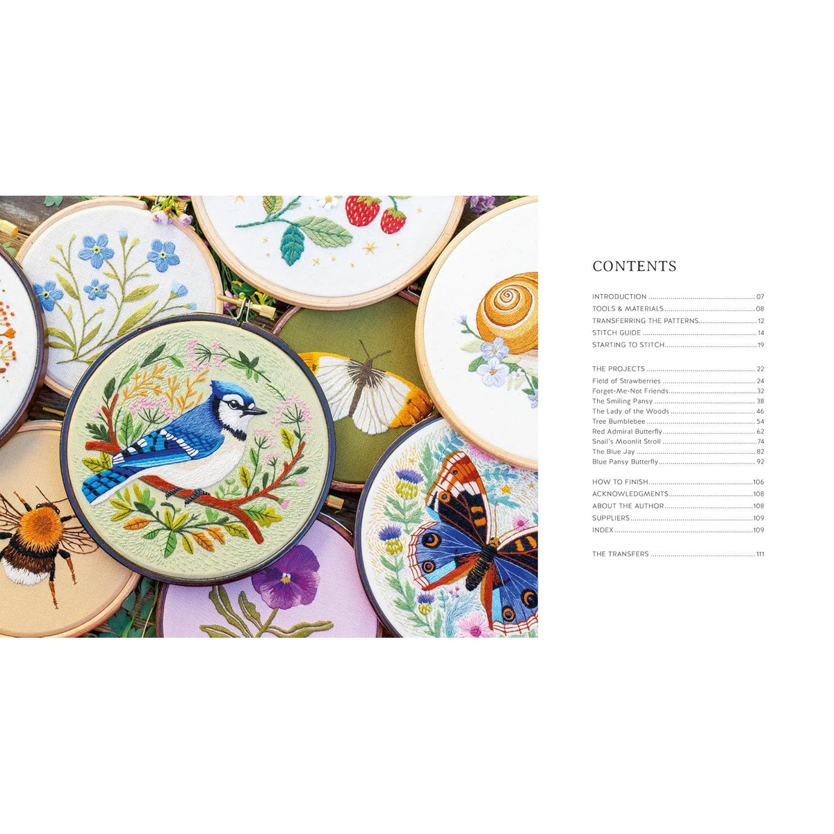 PAINT WITH THREAD: IN THE GARDEN: A STEP-BY-STEP GUIDE TO EMBROIDERY BY EMILLIE FERRIS