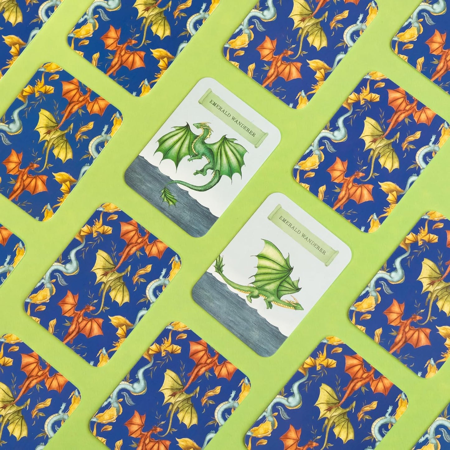 DISCOVER THE DRAGONS: MEMORY GAME ILLUSTRATED BY JESSICA ROUX