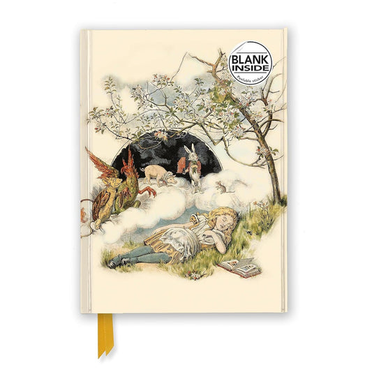 ALICE IN WONDERLAND SLEEPING BLANK JOURNAL/SKETCHBOOK