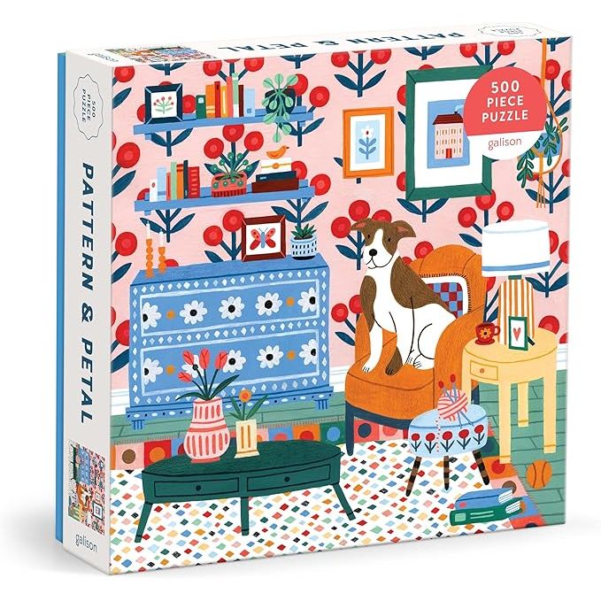 PATTERN AND PETAL 500PC PUZZLE