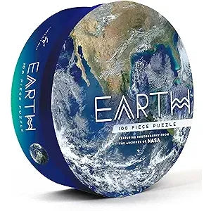 EARTH ROUND JIGSAW PUZZLE 100 PIECES