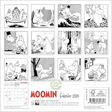 MOOMIN MINI WALL CALENDAR 2026