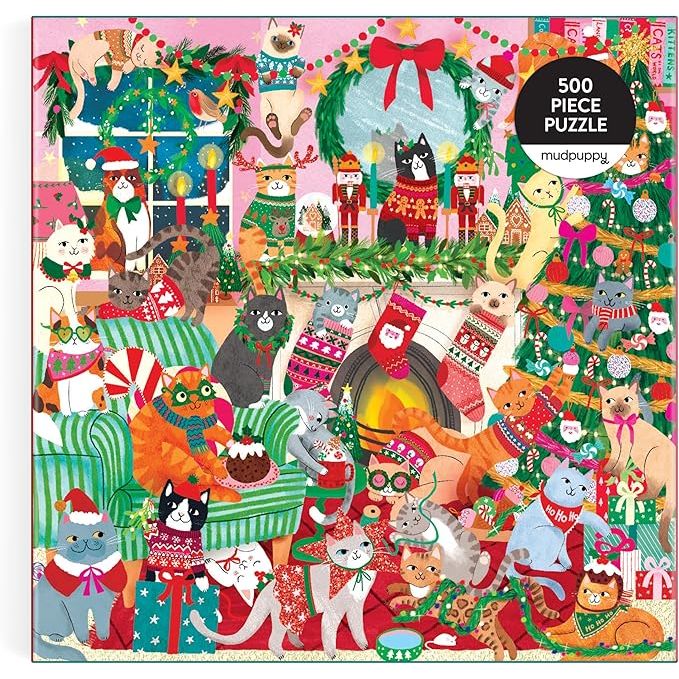 MERRY CATMAS 500 PC PUZZLE