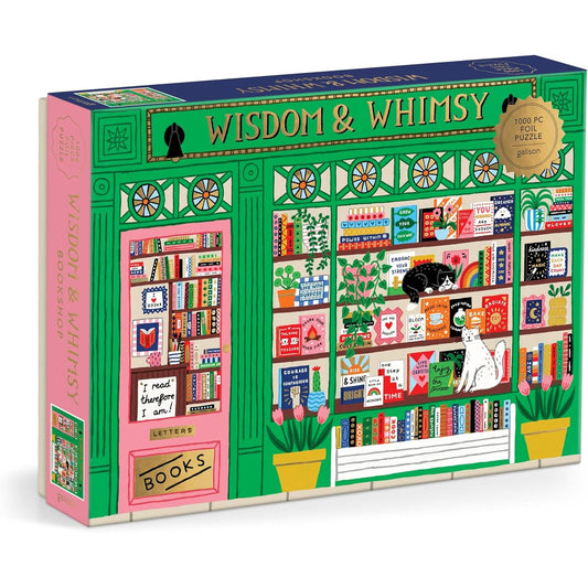 WISDOM AND WHIMSY BOOKSHOP 1000PC PUZZLE