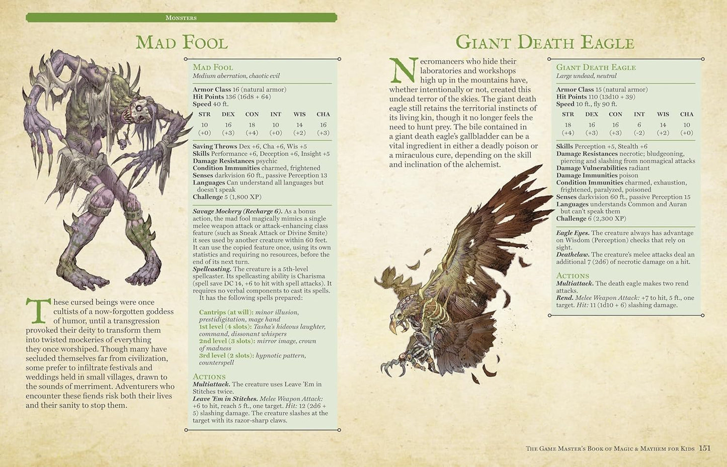 THE GAME MASTER'S BOOK OF MAGIC & MAYHEM FOR KIDS