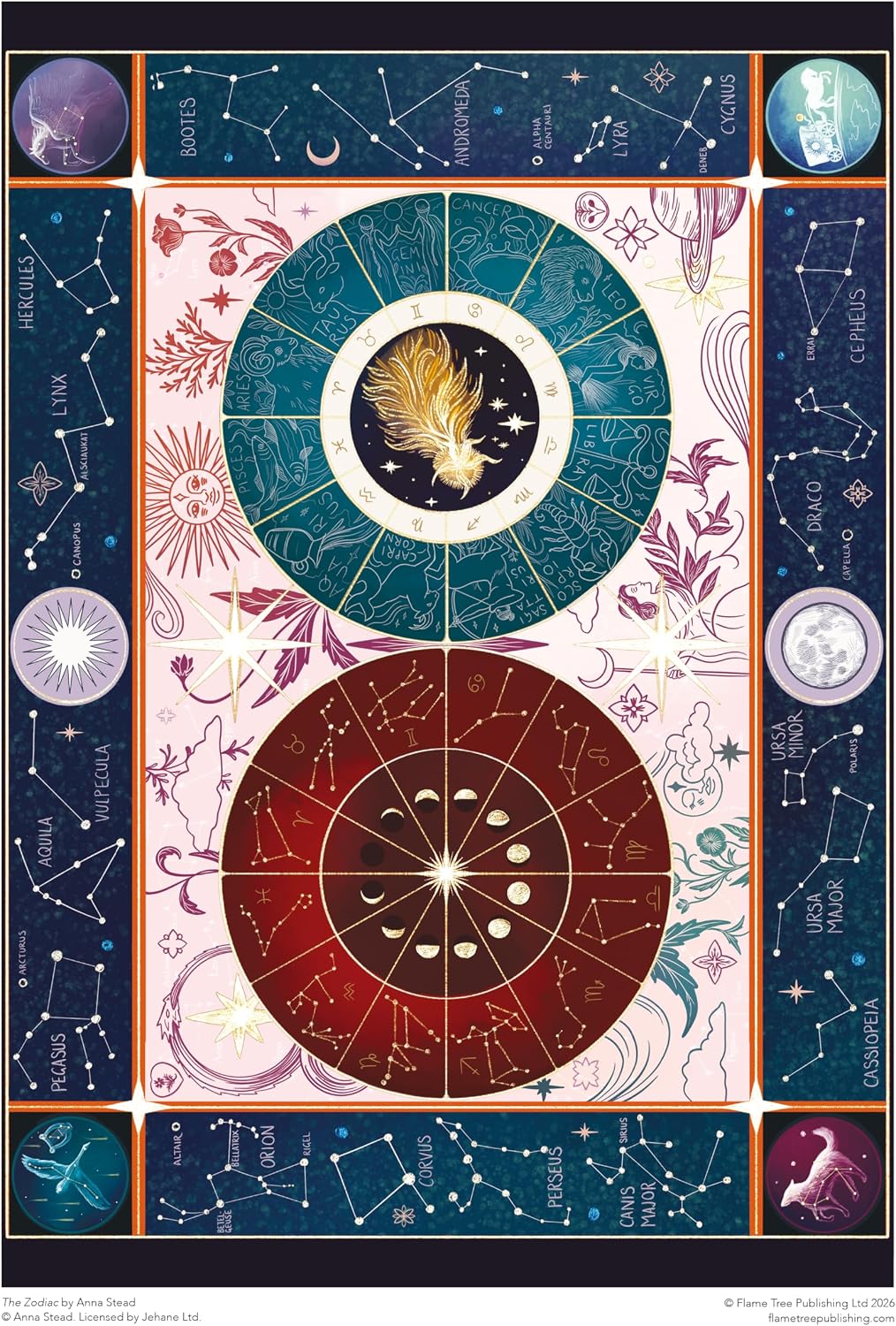 THE ZODIAC 1000 PIECE PUZZLE BY ANNA STEAD
