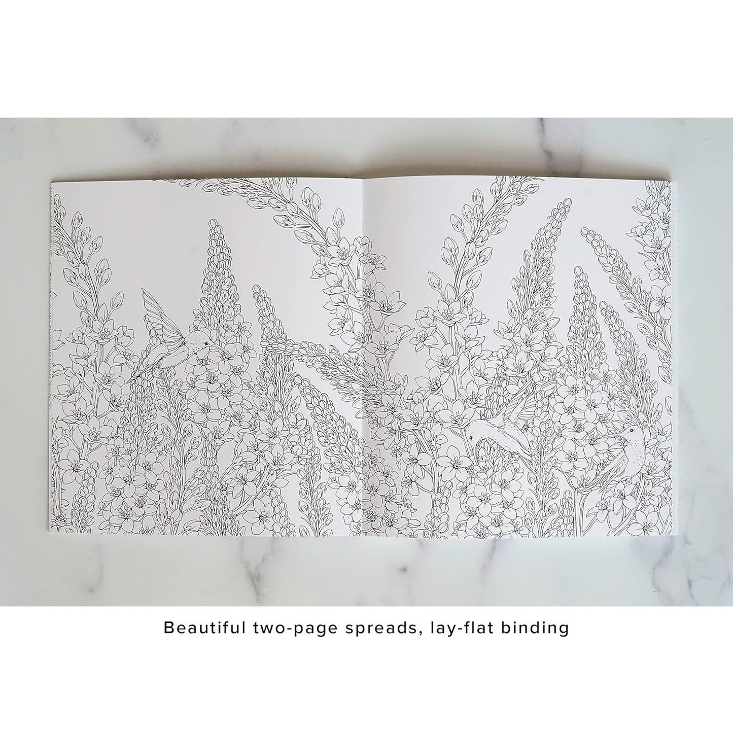 FLOWERSCAPE: A BOTANICAL COLORING BOOK
