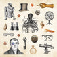 MYSTICAL EPHEMERA STICKER BOOK