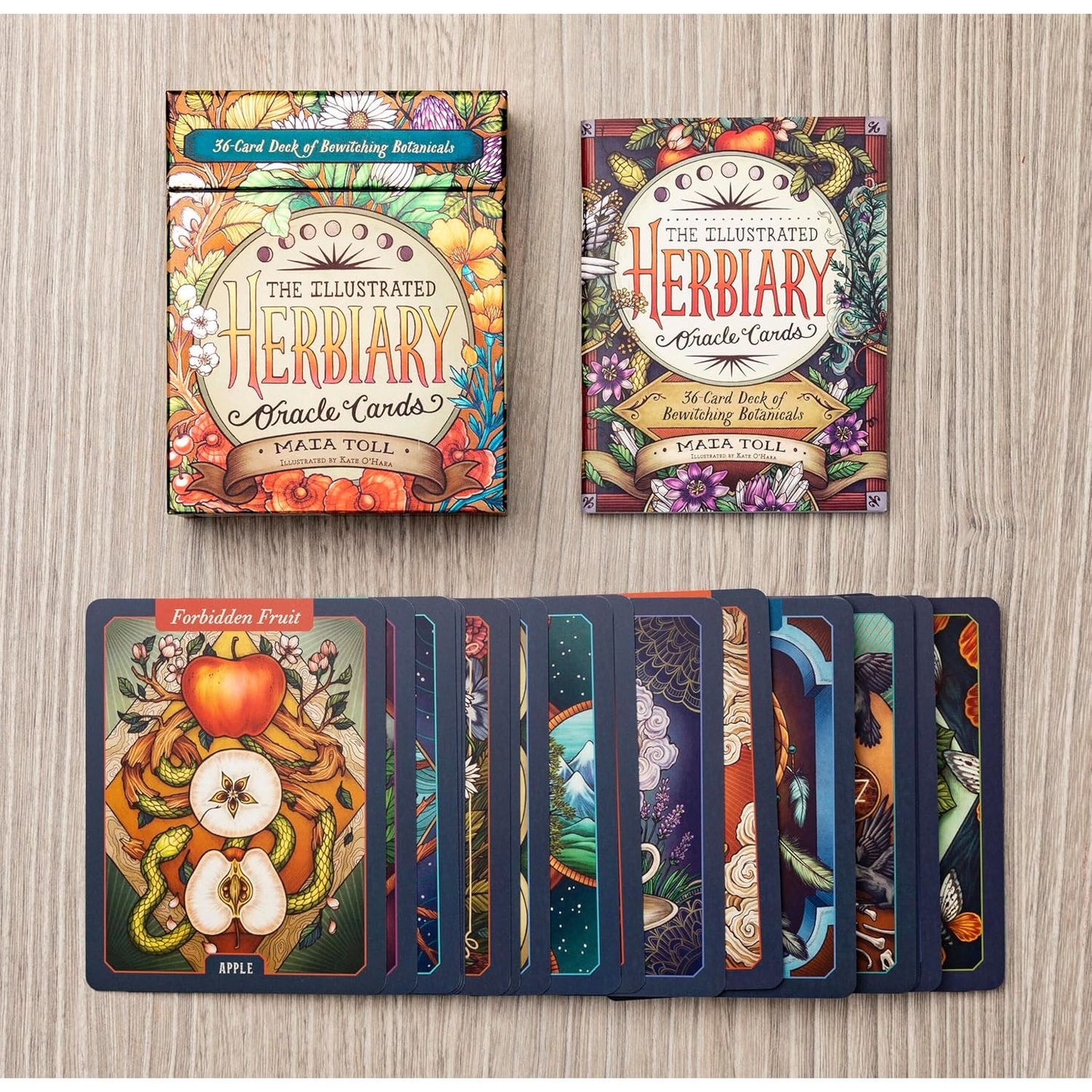 THE ILLUSTRATED HERBIARY ORACLE CARDS BY MAIA TOLL