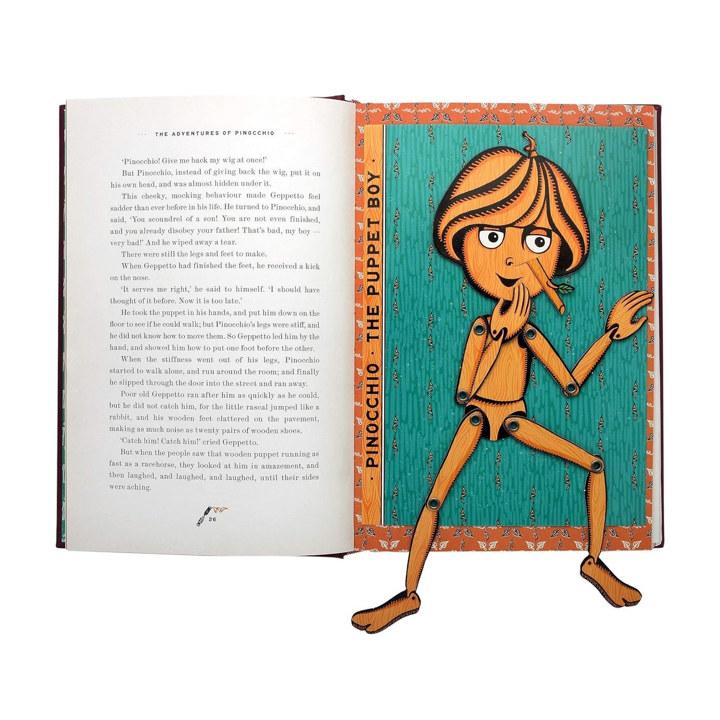 THE ADVENTURES OF PINOCCHIO BY CARLO COLLODI AND ILLUSTRATED BY MINALIMA