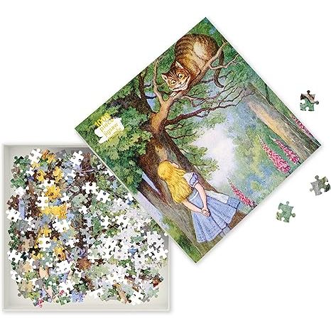 ALICE AND THE CHESHIRE CAT 1000PC JIGSAW PUZZLE