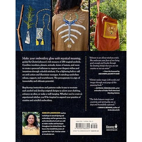 MYSTICAL STITCHES: EMBROIDERY FOR PERSONAL EMPOWERMENT AND EMBELLISHMENT BY CHRISTI JOHNSON