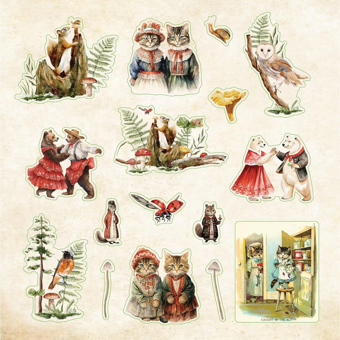 ZOOLOGICAL EPHEMERA STICKER BOOK