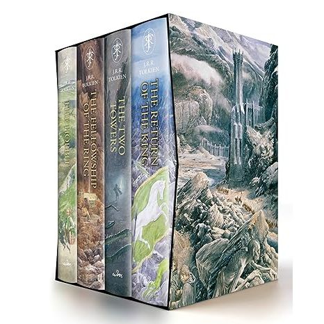 THE HOBBIT AND THE LORD OF THE RINGS ILLUSTRATED BY ALAN LEE BOX SET BY J.R.R. TOLKIEN