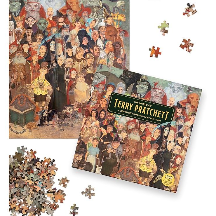 THE WORLD OF TERRY PRATCHETT: A DISCWORLD 1000 PIECE JIGSAW PUZZLE