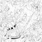 MYTHOGRAPHIC COLOR AND DISCOVER: ROMANTASY: AN ARTIST’S COLORING BOOK OF FANTASY ROMANCE BY WERONIKA KOLINSKA