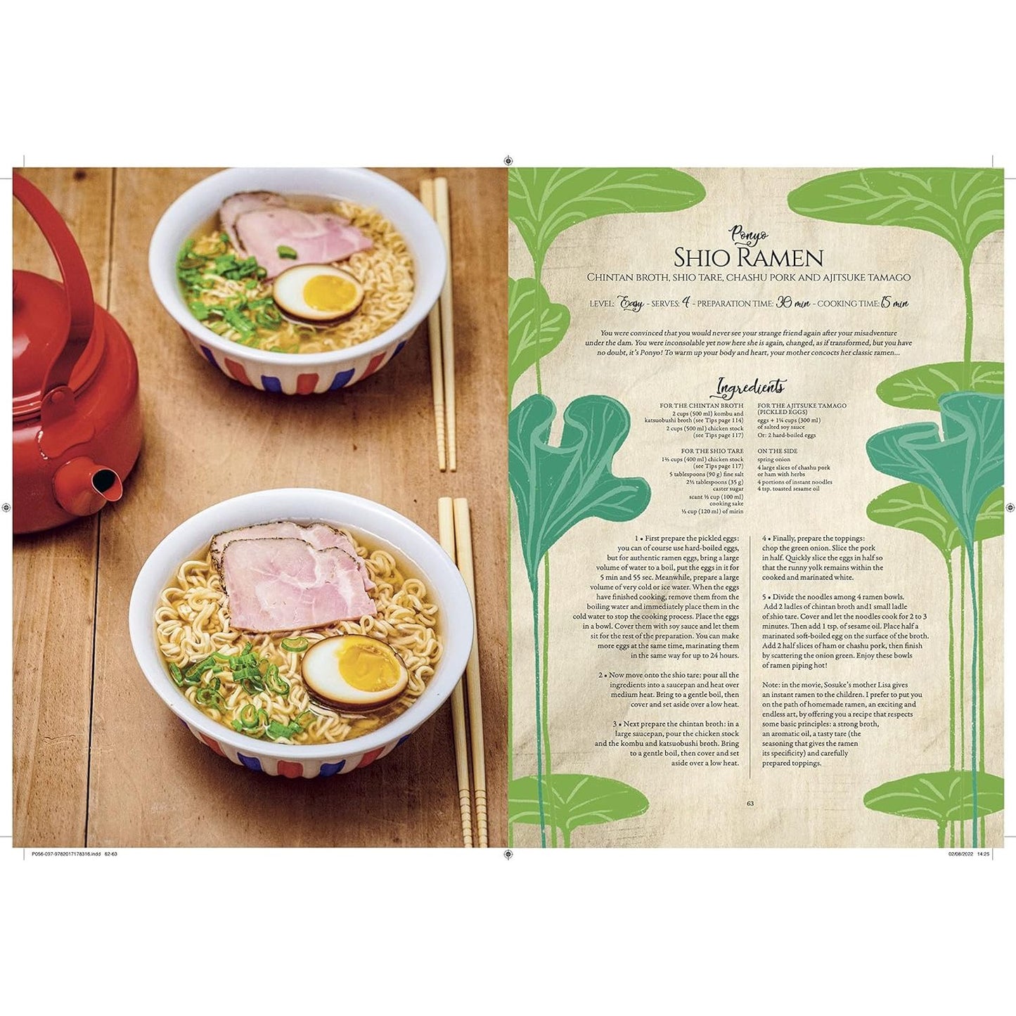 THE UNOFFICIAL GHIBLI COOKBOOK BY THIBAUD VILLANOVA