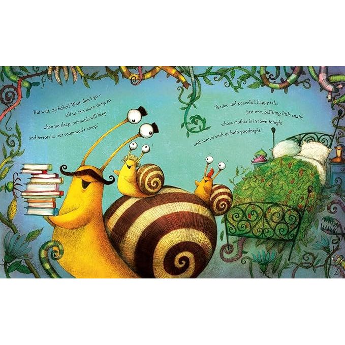 TOO SCARED TO SLEEP! A TALE OF TWO SNAILS WRITTEN BY SHAUN MICALLEF AND ILLUSTRATED BY JONATHAN BENTLY