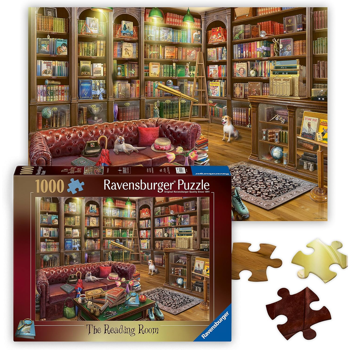 THE READING ROOM 1000pc PUZZLE
