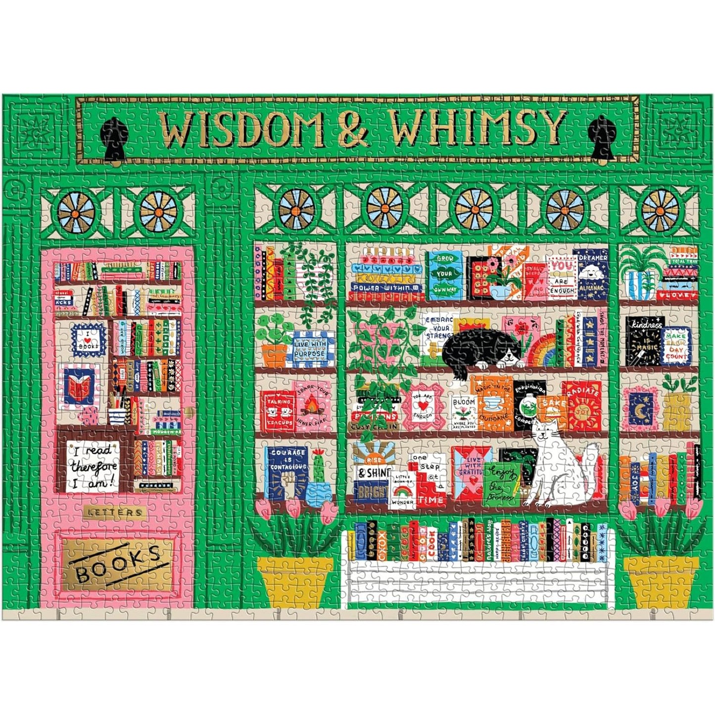 WISDOM AND WHIMSY BOOKSHOP 1000PC PUZZLE
