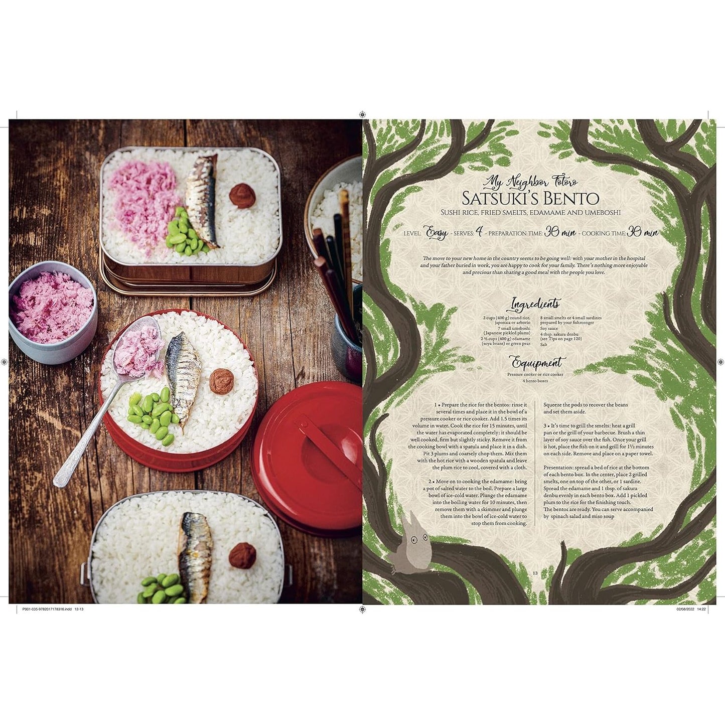 THE UNOFFICIAL GHIBLI COOKBOOK BY THIBAUD VILLANOVA