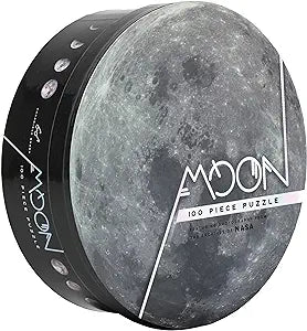 MOON ROUND JIGSAW PUZZLE 100 PIECES