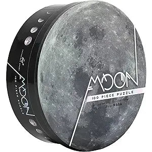 MOON ROUND JIGSAW PUZZLE 100 PIECES