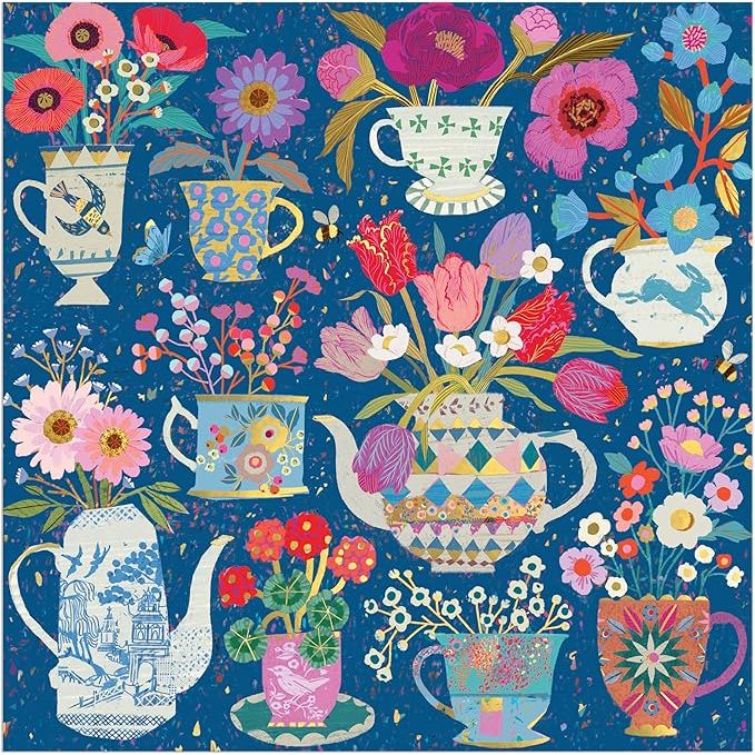 POTTED TEACUPS 500PC FOIL PUZZLE