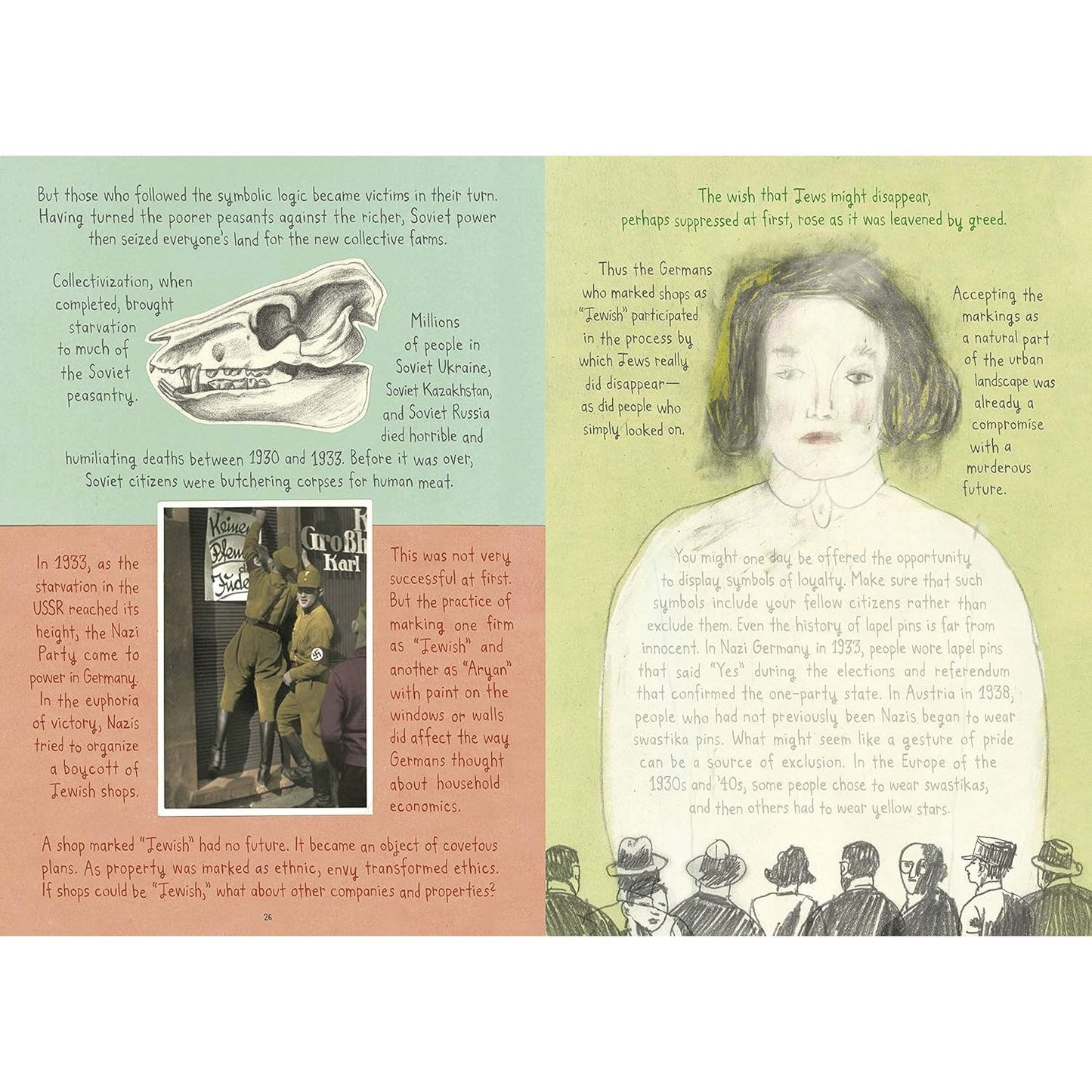 ON TYRANNY: TWENTY LESSONS FROM THE TWENTIETH CENTURY BY TIMOTHY SNYDER AND ILLUSTRATED BY NORA KING