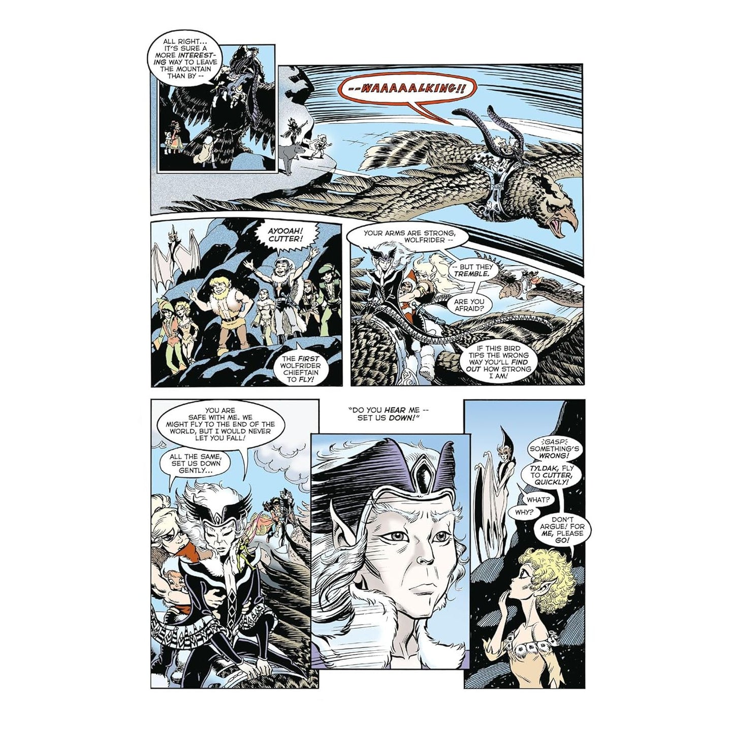 ELFQUEST: BOOK 3 WOLF BLOOD CAGED BY WENDY & RICHARD PINI