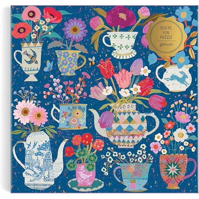 POTTED TEACUPS 500PC FOIL PUZZLE
