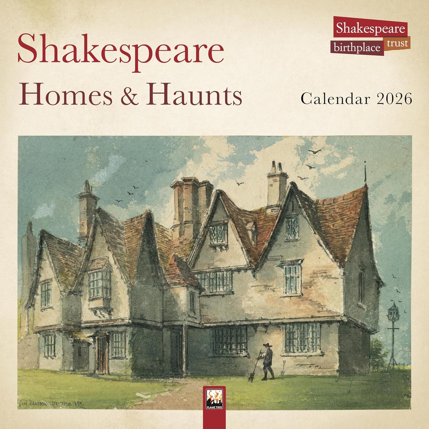 SHAKESPEARE: HOMES AND HAUNTS WALL CALENDAR 2026
