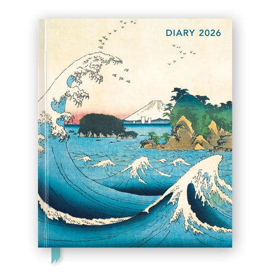 JAPANESE WOODBLOCKS DESK DIARY OR WEEKLY PLANNER 2026
