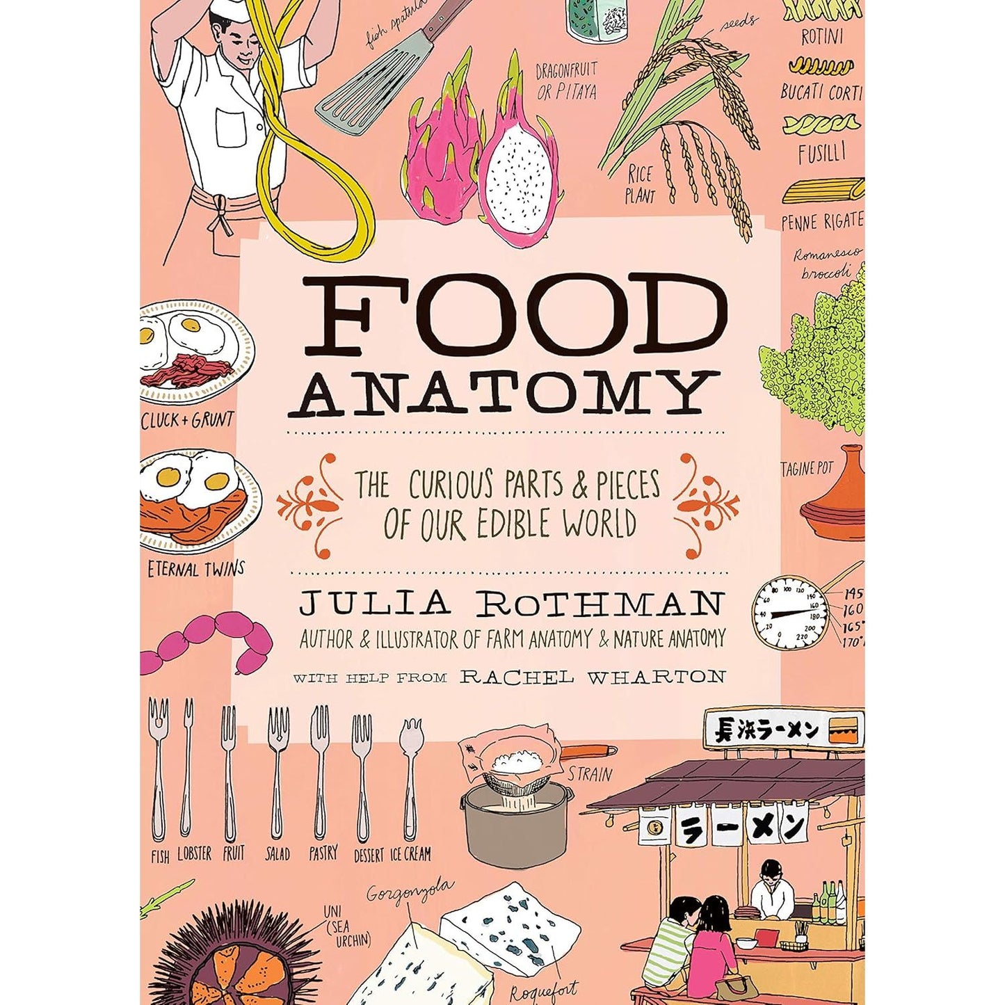 FOOD ANATOMY THE CURIOUS PARTS AND PIECES OF OUR EDIBLE WORLD BY JULIA ROTHMAN
