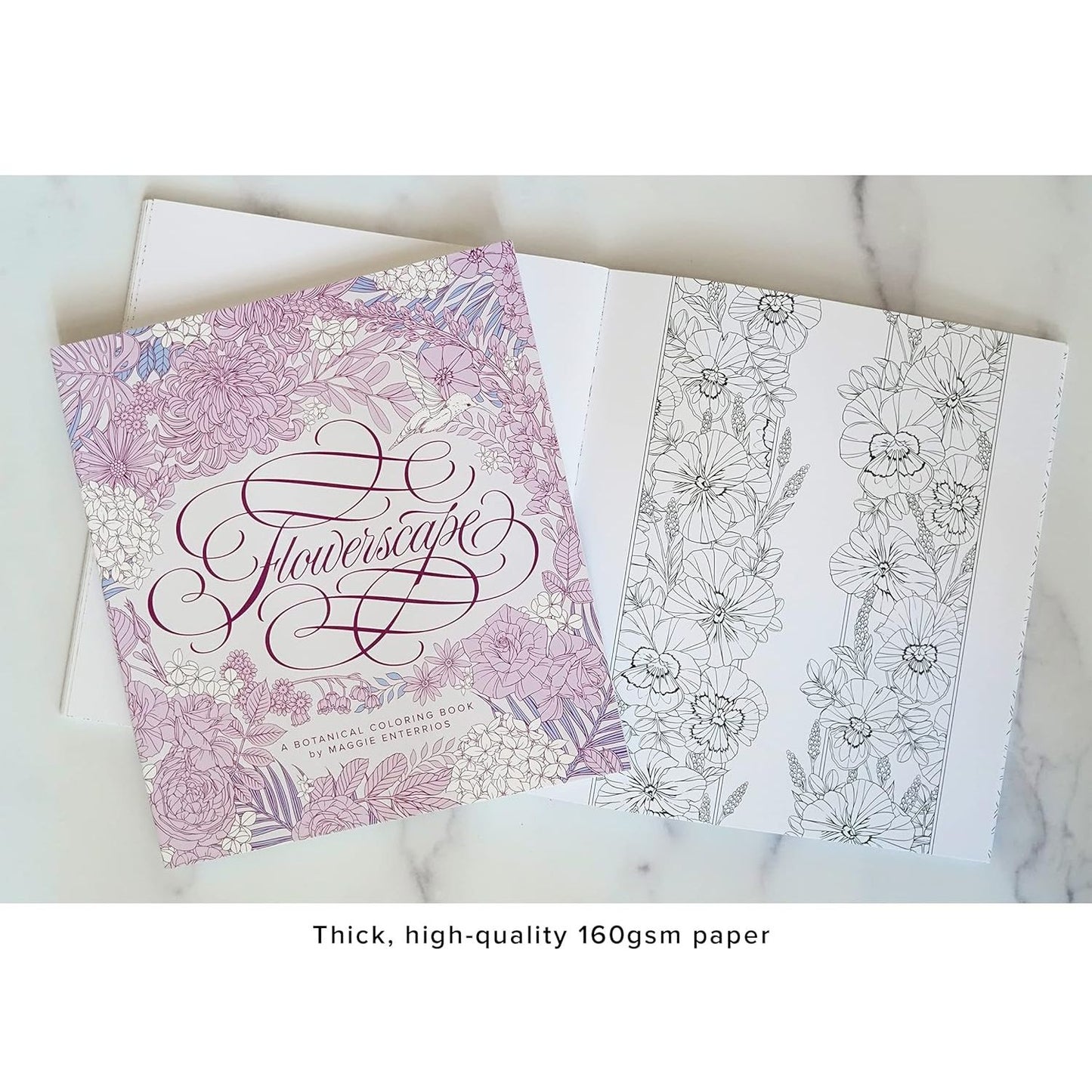 FLOWERSCAPE: A BOTANICAL COLORING BOOK