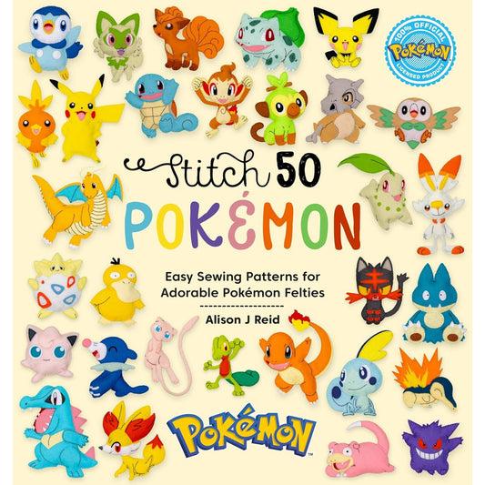 STITCH 50 POKÉMON BY ALISON J REID