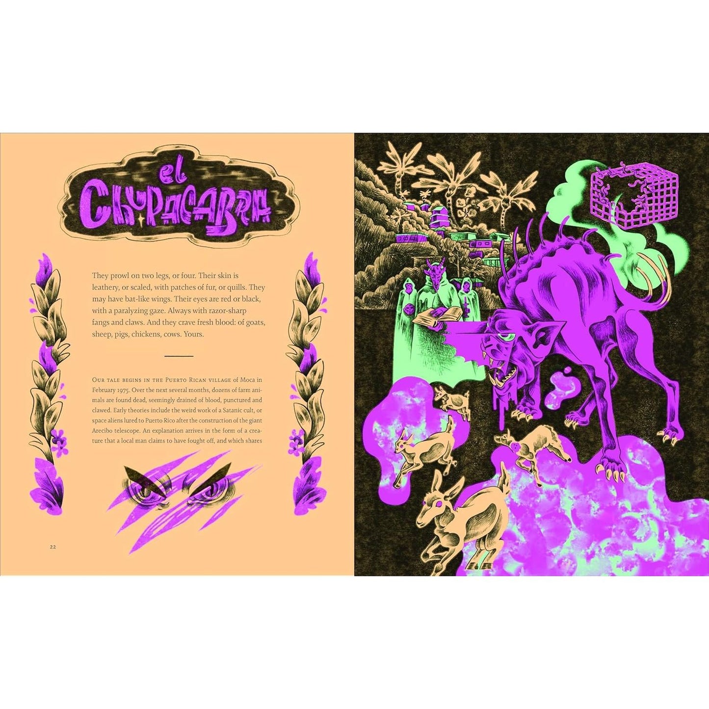 EERIE LEGENDS: AN ILLUSTRATED EXPLORATION OF CREEPY CREATURES. THE PARANORMAL, AND FOLKLORE FROM AROUND THE WORLD BY RICARDO DISENO