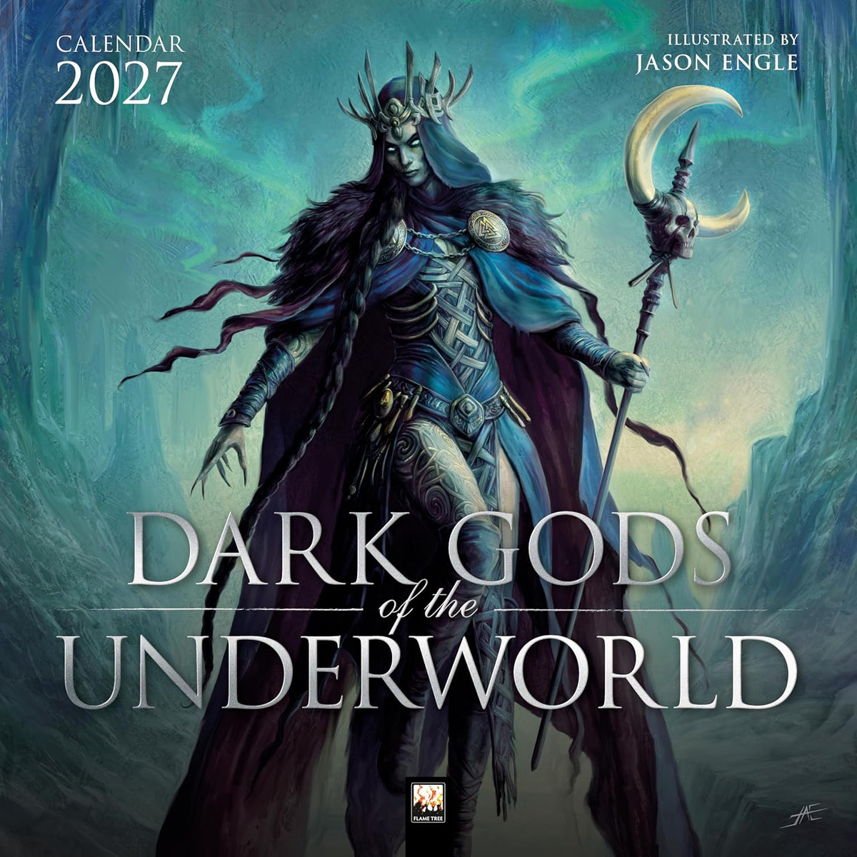 DARK GODS OF THE UNDERWORLD: ILLUSTRATED BY JASON ENGLE 2027 WALL CALENDAR