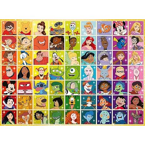 RAVENSBURGER CHILDREN'S 100 PC XXL PUZZLE DISNEY COLOR PALLETTE